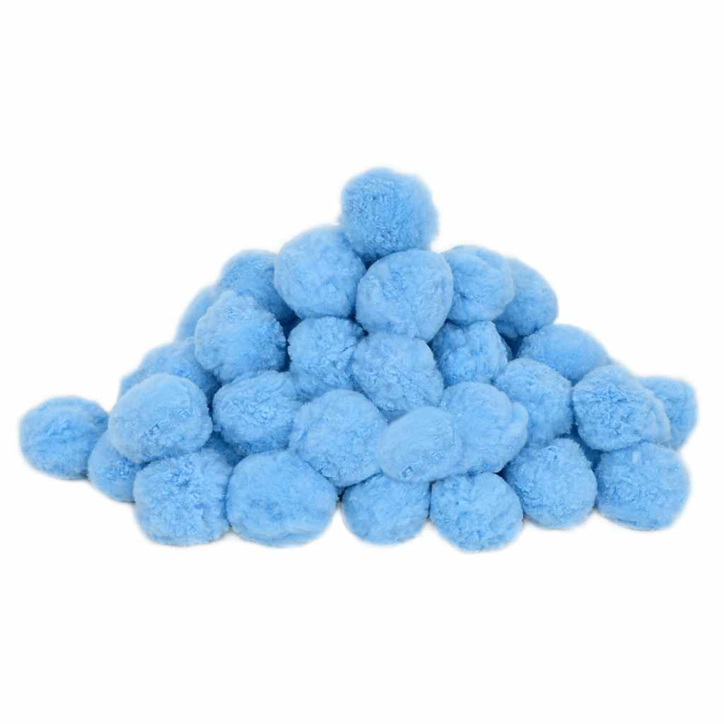 vidaXL Anti Bacteria Pool Filter Balls Blue 2100 g Polyethylene