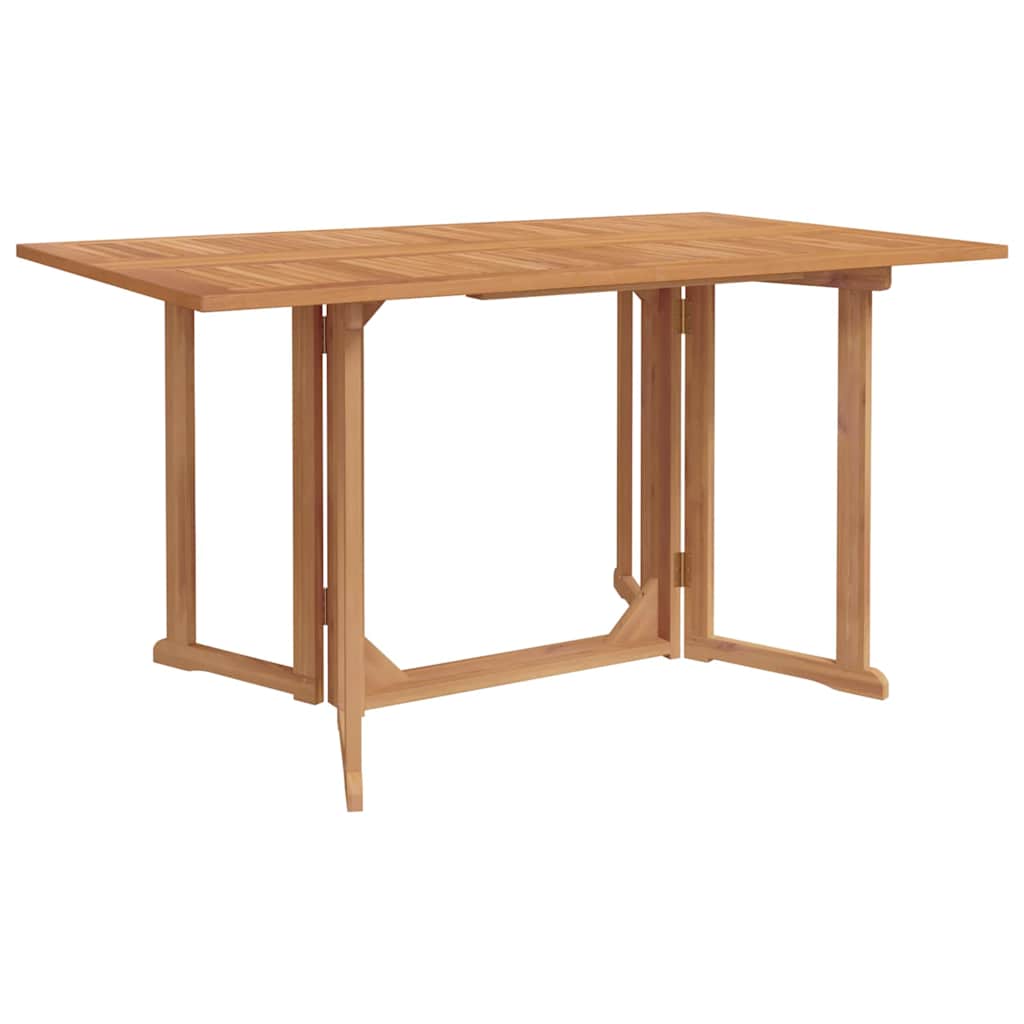 vidaXL Garden Dining Set 7 pcs Brown Solid Teak Wood
