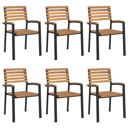 vidaXL Garden Dining Set | Natural wood | Acacia wood | Large | Seats Many