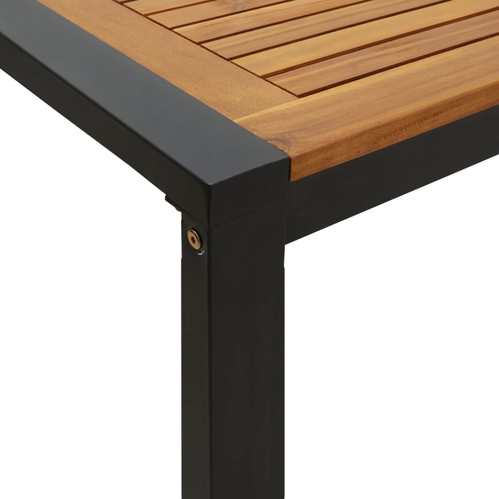 vidaXL Garden Dining Set | Brown | Solid Acacia wood | 5 Piece Set | Durable