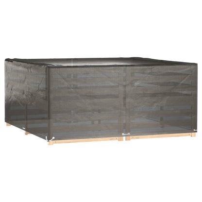 vidaXL Garden Furniture Covers 2 pcs 16 Eyelets 205x205x90 cm Square