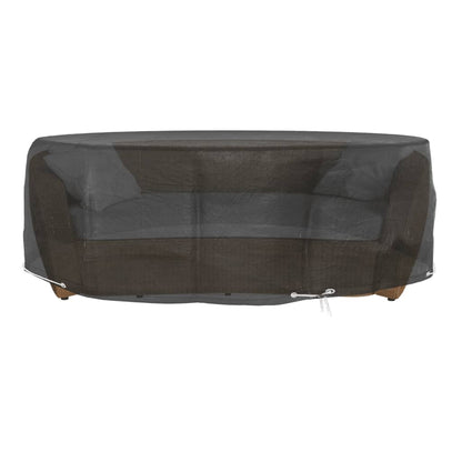 vidaXL Island Lounge Covers 2 pcs 8 Eyelets Ø188x50 cm Round
