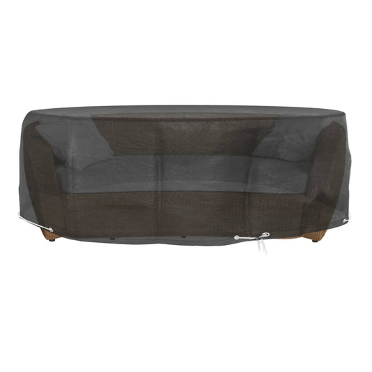 vidaXL Island Lounge Covers 2 pcs 8 Eyelets Ø188x50 cm Round