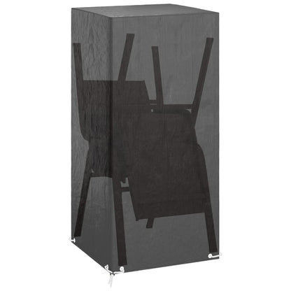 vidaXL Garden Chair Covers 2 pcs 8 Eyelets 75x70x140 cm Polyethylene