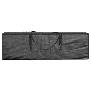 vidaXL Garden Cushion Storage Bags 2 pcs Black 135x40x55 cm Polyethylene