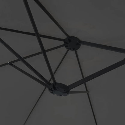 vidaXL Garden Parasol | Anthracite | Polyester | Double-head | Foldable