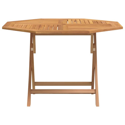 vidaXL Folding Garden Table 110x110x75 cm Solid Wood Teak