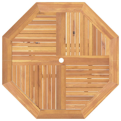 vidaXL Folding Garden Table 110x110x75 cm Solid Wood Teak
