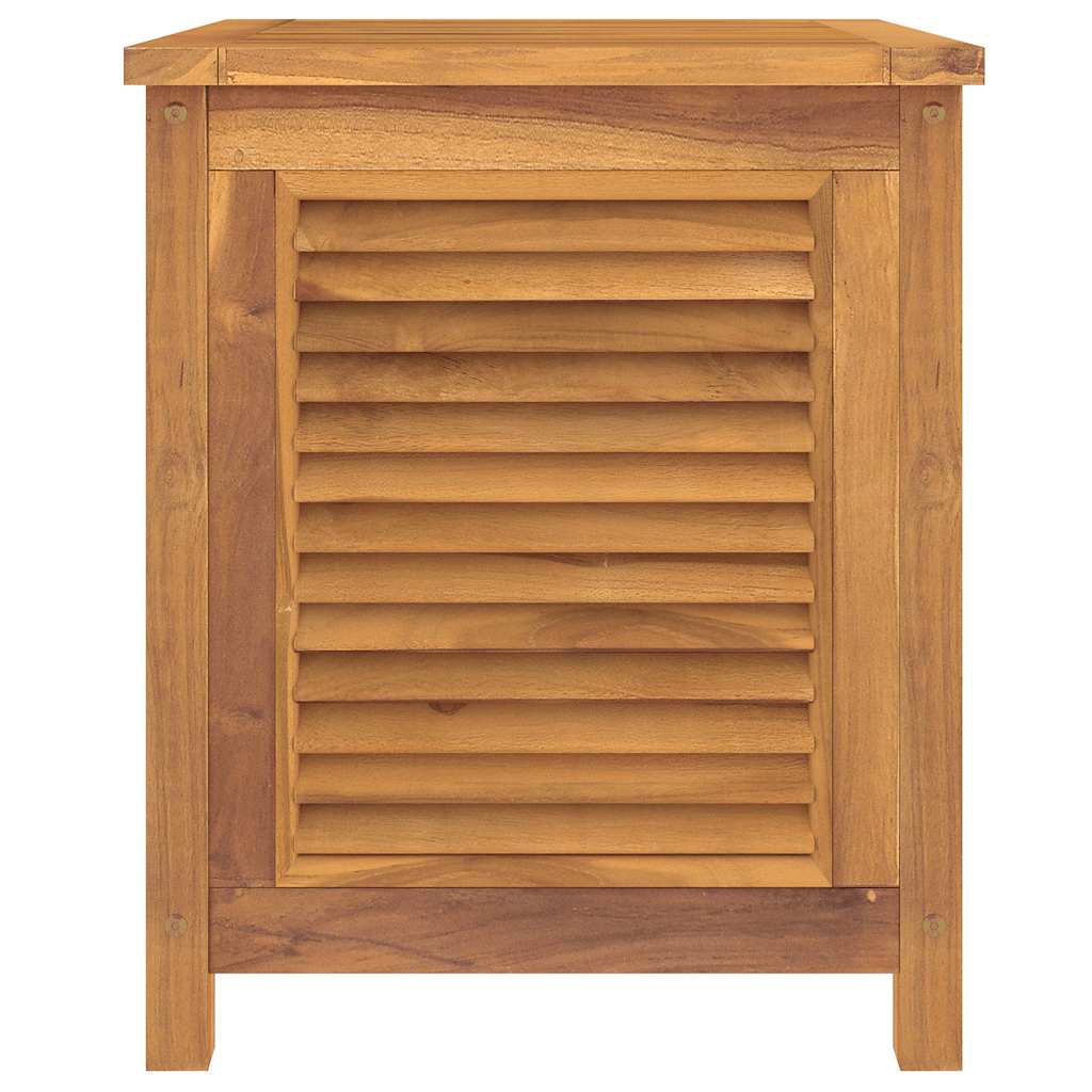vidaXL Garden Storage Box with Bag 60x50x58 cm Solid Wood Teak