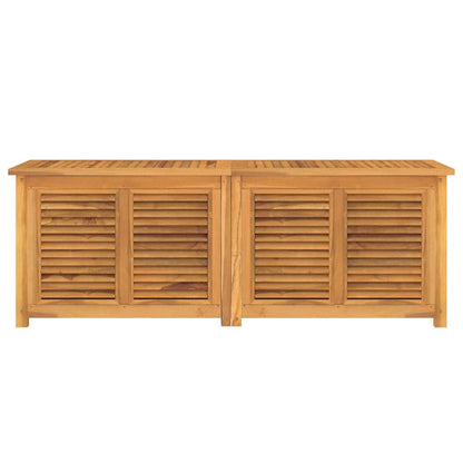 vidaXL Garden Storage Box with Bag 150x50x55 cm Solid Wood Teak