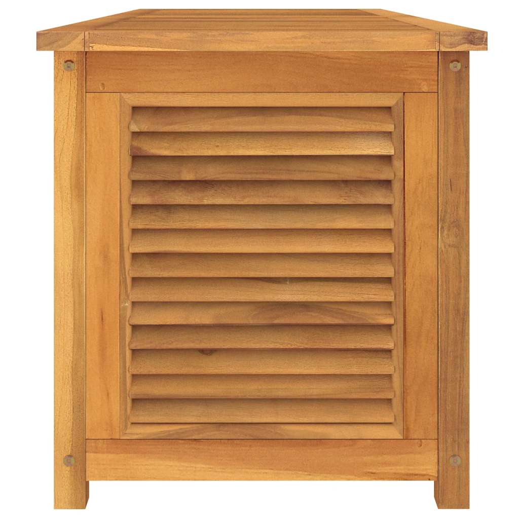 vidaXL Garden Storage Box with Bag 150x50x55 cm Solid Wood Teak