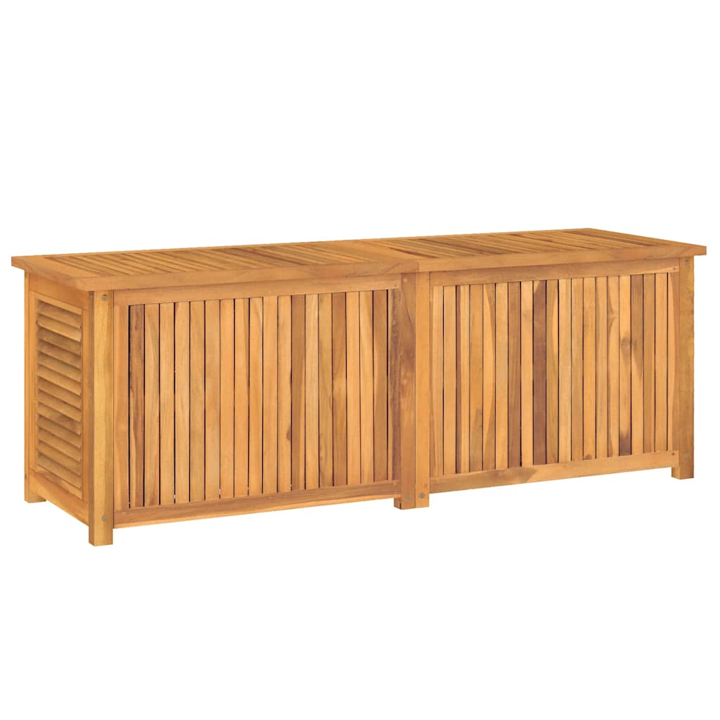 vidaXL Garden Storage Box with Bag 150x50x55 cm Solid Wood Teak