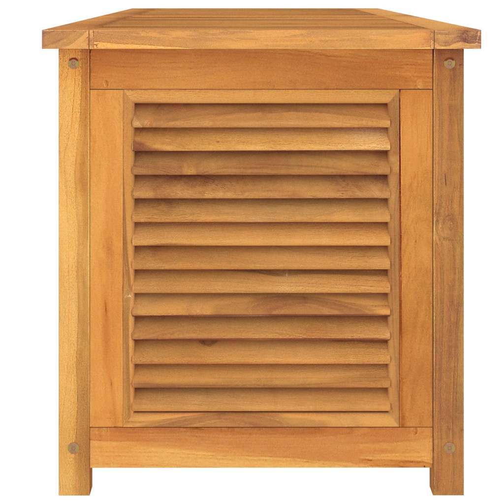 vidaXL Garden Storage Box with Bag 175x50x55 cm Solid Wood Teak