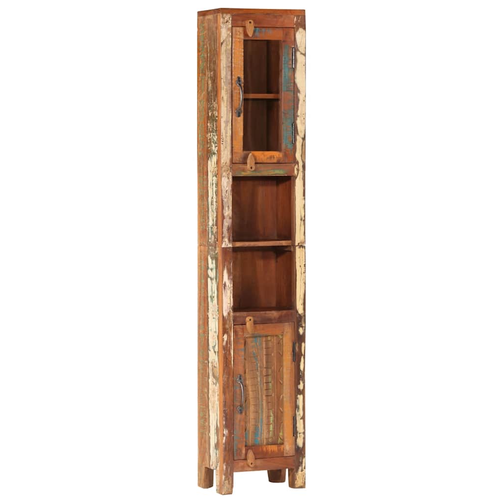 vidaXL 4 Piece Bathroom Furniture Set Solid Wood Reclaimed