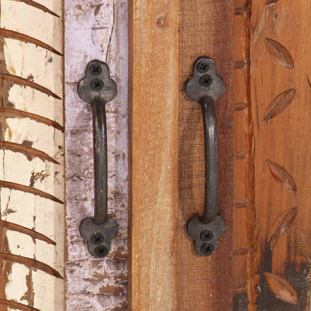 vidaXL 4 Piece Bathroom Furniture Set Solid Wood Reclaimed