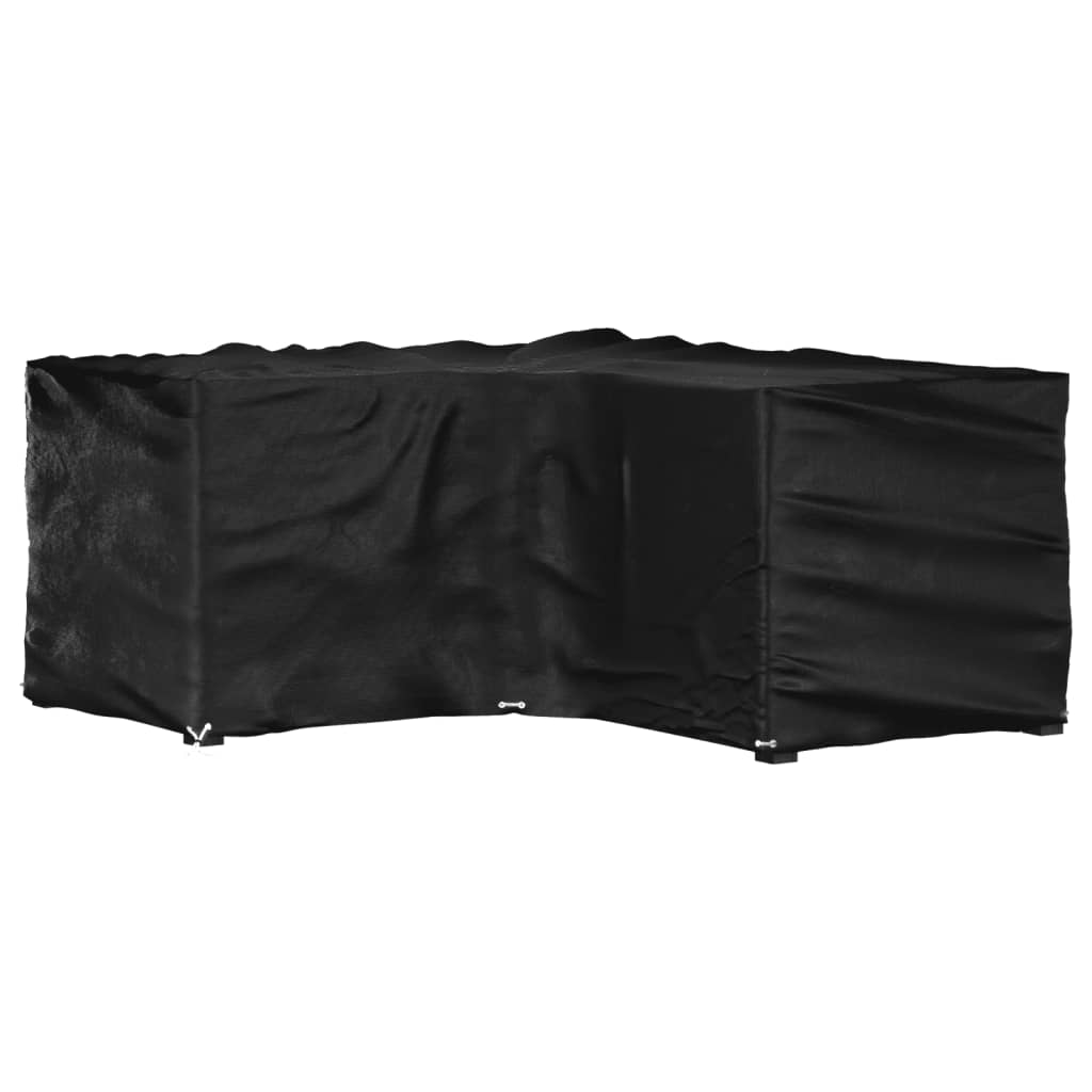 vidaXL L-Shaped Garden Furniture Cover 16 Eyelets 215x215x90 cm