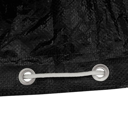 vidaXL L-Shaped Garden Furniture Cover 16 Eyelets 215x215x90 cm