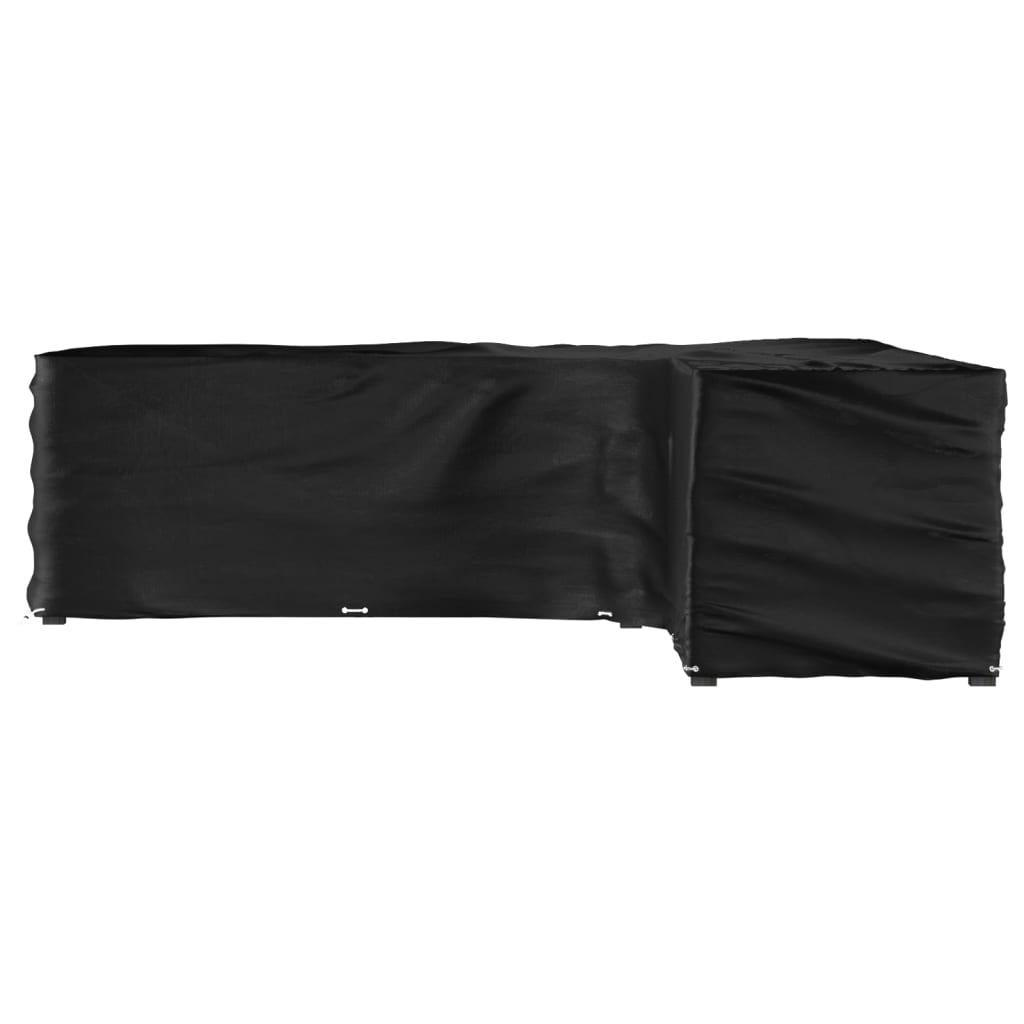 vidaXL L-Shaped Garden Furniture Cover 20 Eyelets 300x300x90 cm