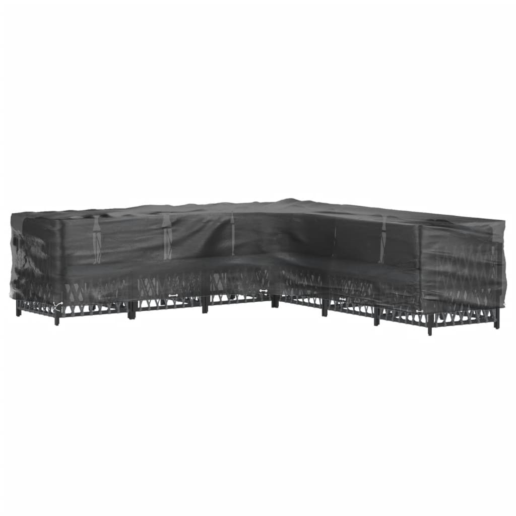 vidaXL L-Shaped Garden Furniture Cover 20 Eyelets 300x300x90 cm