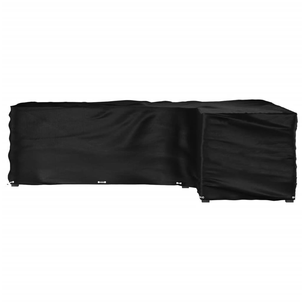vidaXL L-Shaped Garden Furniture Cover 16 Eyelets 260x210x80 cm