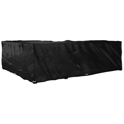 vidaXL L-Shaped Garden Furniture Cover 16 Eyelets 260x210x80 cm