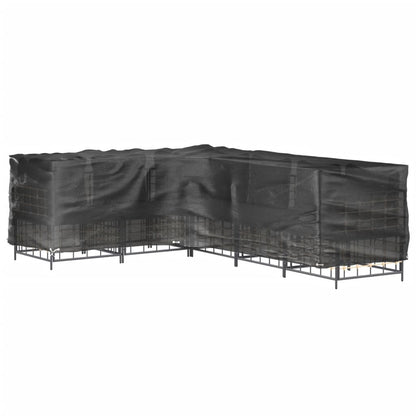 vidaXL L-Shaped Garden Furniture Cover 16 Eyelets 260x210x80 cm