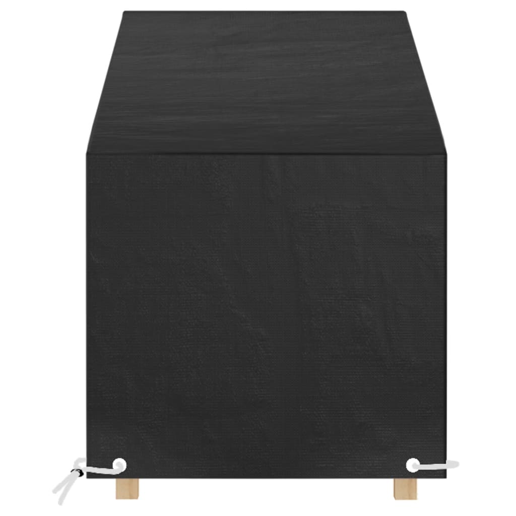 vidaXL Sunlounger Cover 12 Eyelets 200x65x35/60 cm Polyethylene
