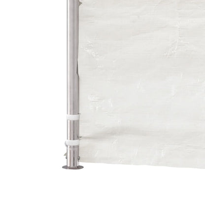 vidaXL Gazebo with Roof White 6.69x4.08x3.22 m Polyethylene