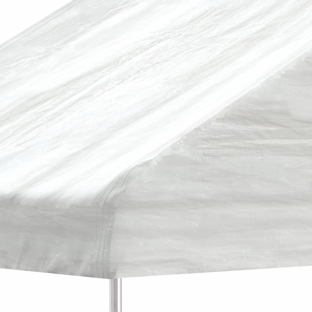 vidaXL Gazebo with Roof White 11.15x2.28x2.69 m Polyethylene