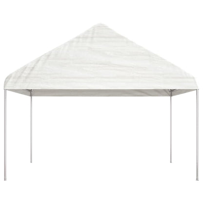 vidaXL Gazebo with Roof White 8.92x4.08x3.22 m Polyethylene