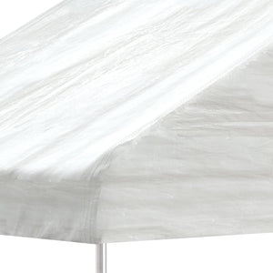 vidaXL Gazebo with Roof White 15.61x4.08x3.22 m Polyethylene