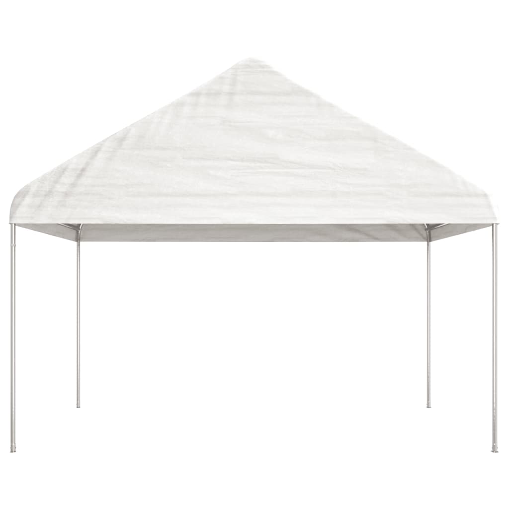 vidaXL Gazebo with Roof White 17.84x4.08x3.22 m Polyethylene