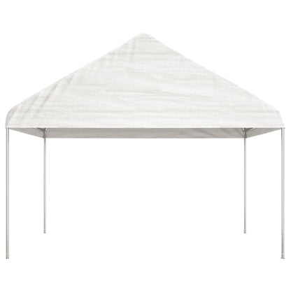 vidaXL Gazebo with Roof White 20.07x4.08x3.22 m Polyethylene
