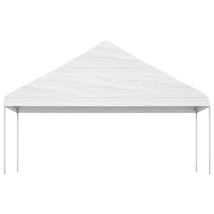 vidaXL Gazebo with Roof White 4,46x5,88x3,75 m Polyethylene