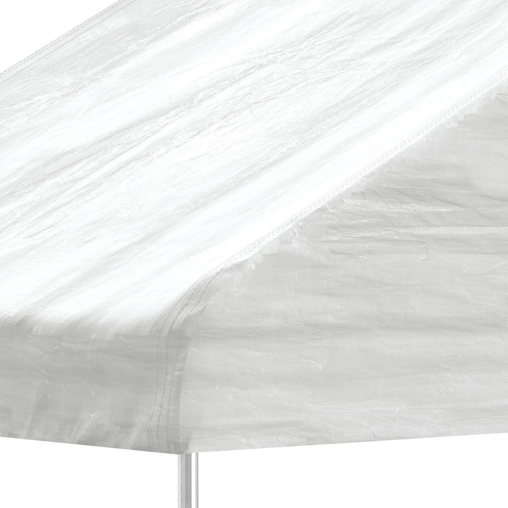 vidaXL Gazebo with Roof White 4,46x5,88x3,75 m Polyethylene