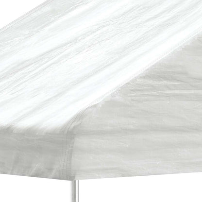 vidaXL Gazebo with Roof White 4,46x5,88x3,75 m Polyethylene