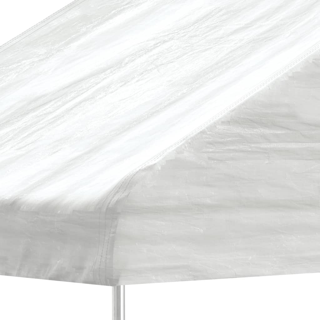 vidaXL Gazebo with Roof White 6,69x5,88x3,75 m Polyethylene