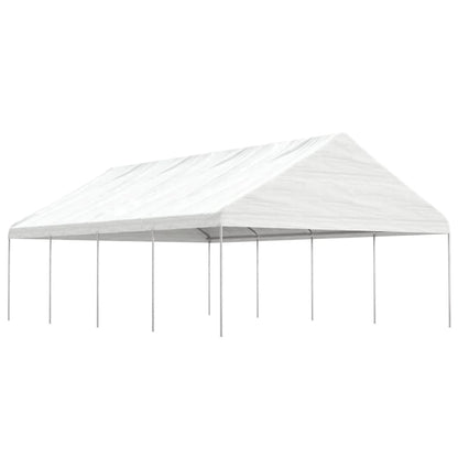 vidaXL Gazebo with Roof White 8,92x5,88x3,75 m Polyethylene
