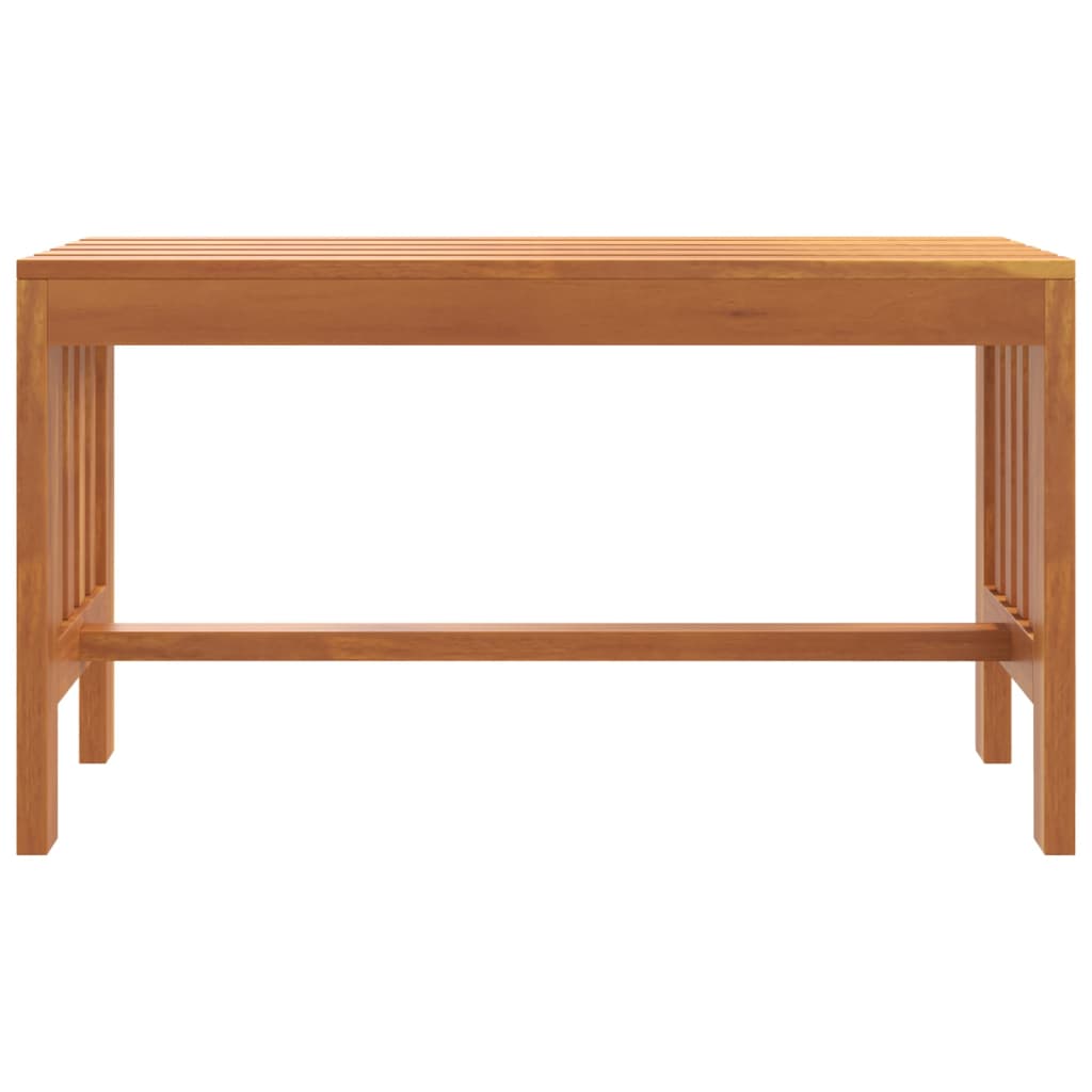 vidaXL Garden Bench 80 cm Solid Wood Eucalyptus