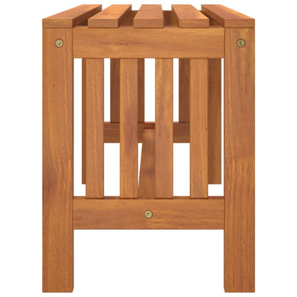 vidaXL Garden Bench 80 cm Solid Wood Eucalyptus