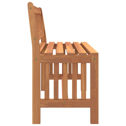 vidaXL Garden Bench 110 cm Solid Wood Eucalyptus
