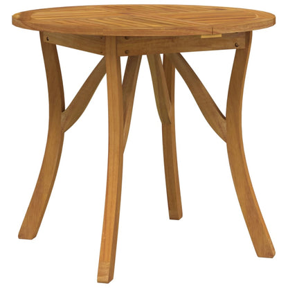 vidaXL Garden Table Ø 85 cm Solid Wood Acacia