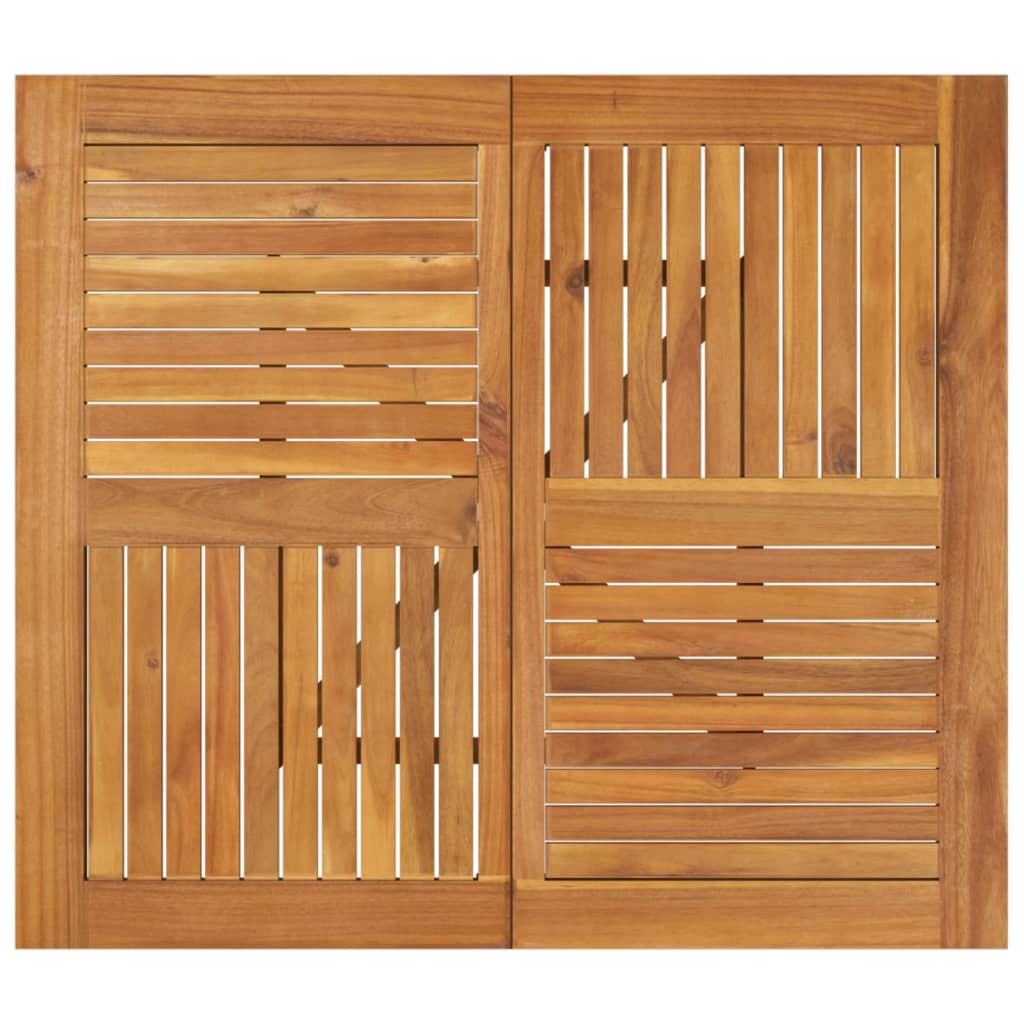 vidaXL Garden Table 85x85x75 cm Solid Wood Acacia
