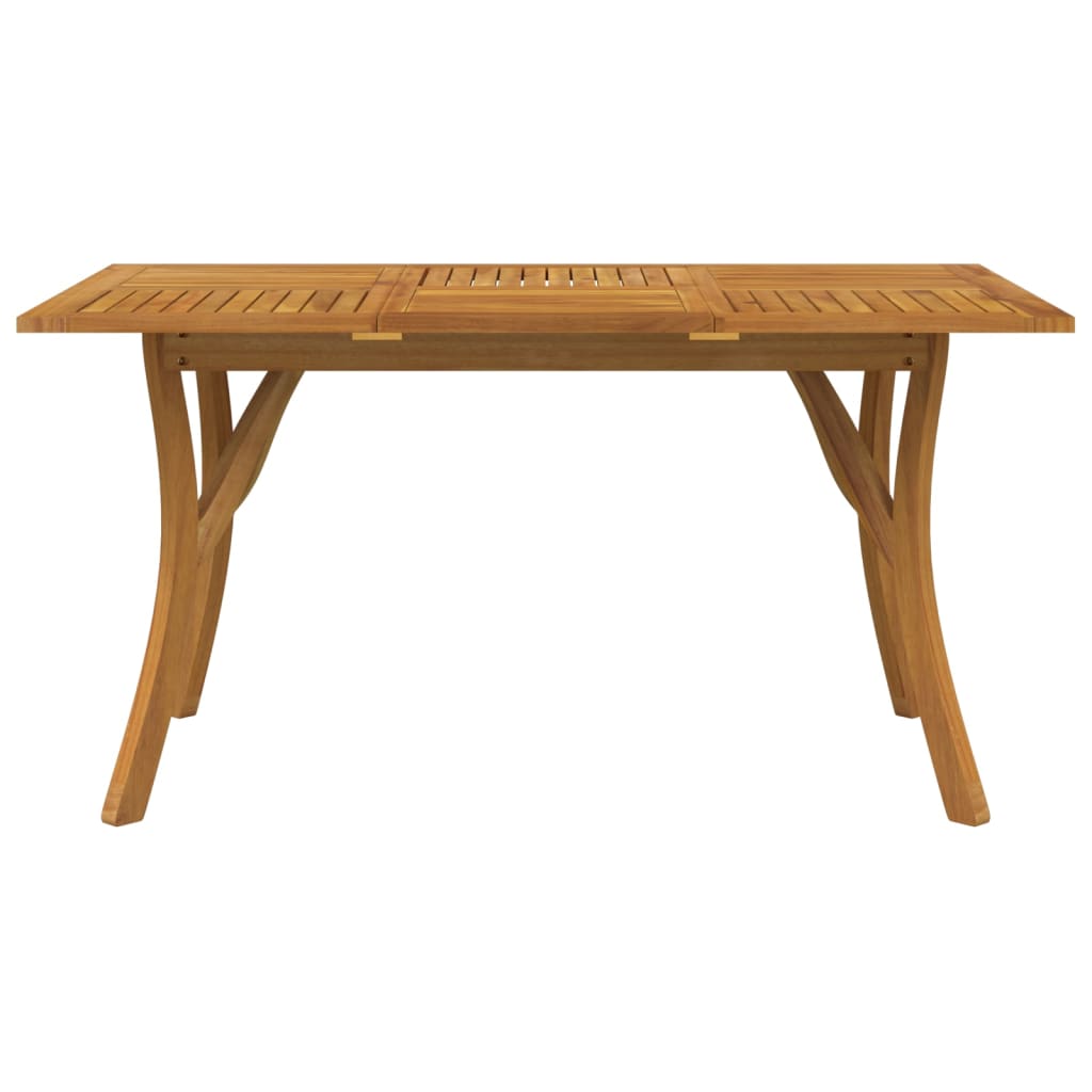 vidaXL Garden Table 150x90x75 cm Solid Wood Acacia