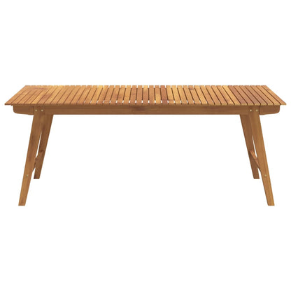 vidaXL Garden Table 200x90x75 cm Solid Wood Acacia