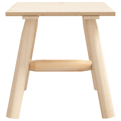 vidaXL Side Table | Natural Wood | Solid spruce wood | Small | Durable
