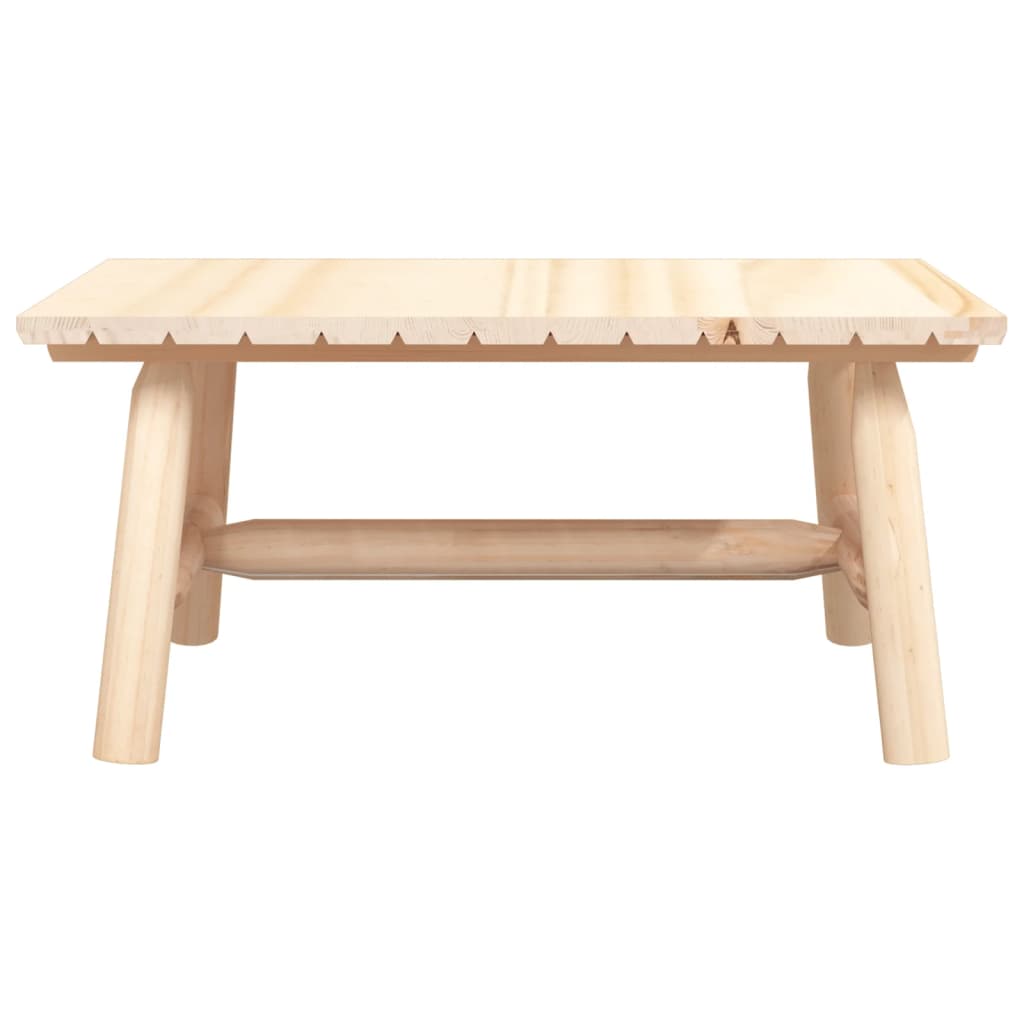vidaXL Coffee Table | Natural wood | Solid spruce wood | Medium | Durable