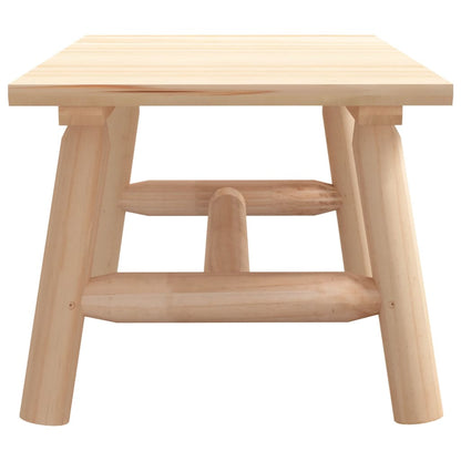 vidaXL Coffee Table | Natural wood | Solid spruce wood | Medium | Durable