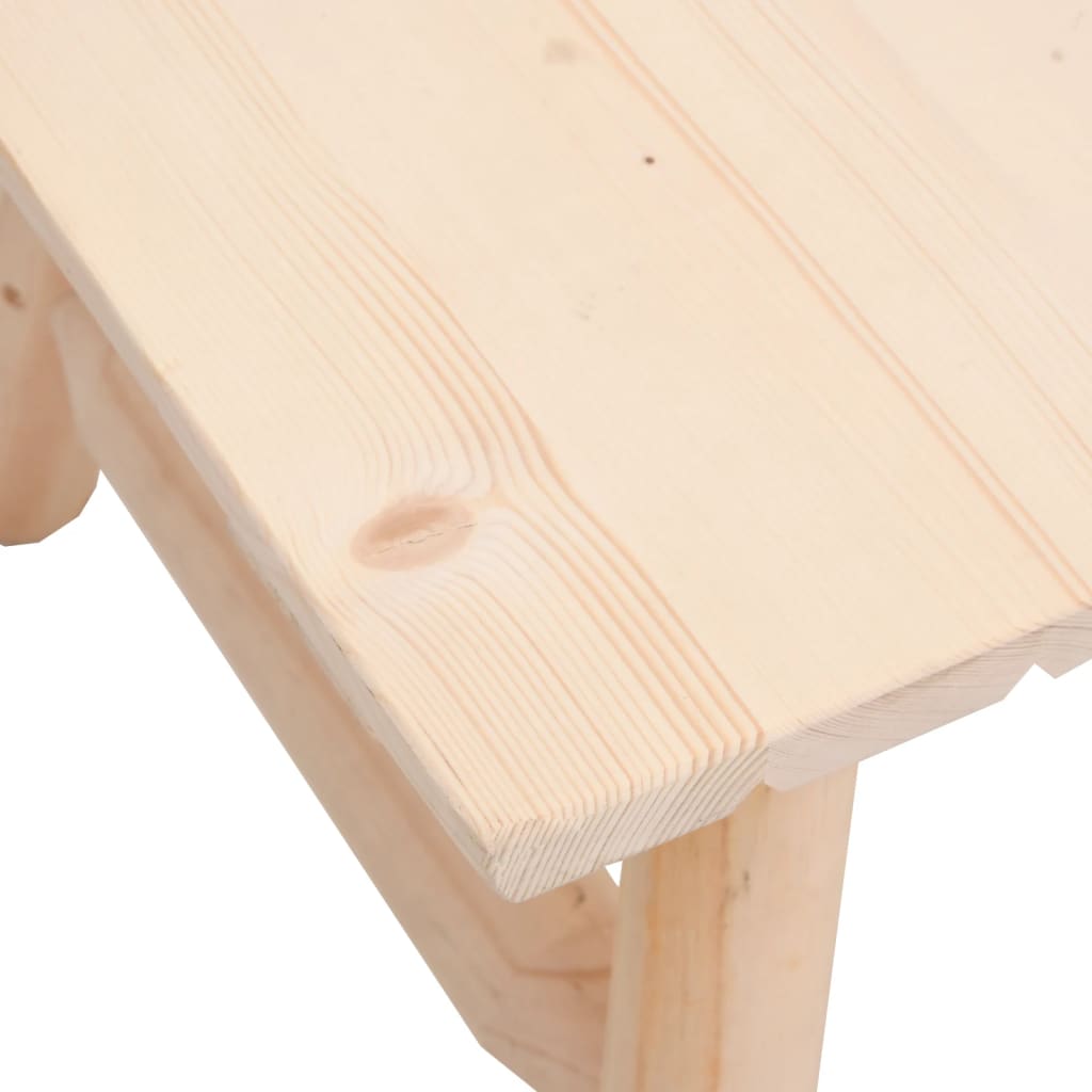vidaXL Coffee Table | Natural wood | Solid spruce wood | Medium | Durable