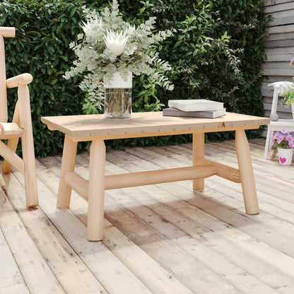 vidaXL Coffee Table | Natural wood | Solid spruce wood | Medium | Durable